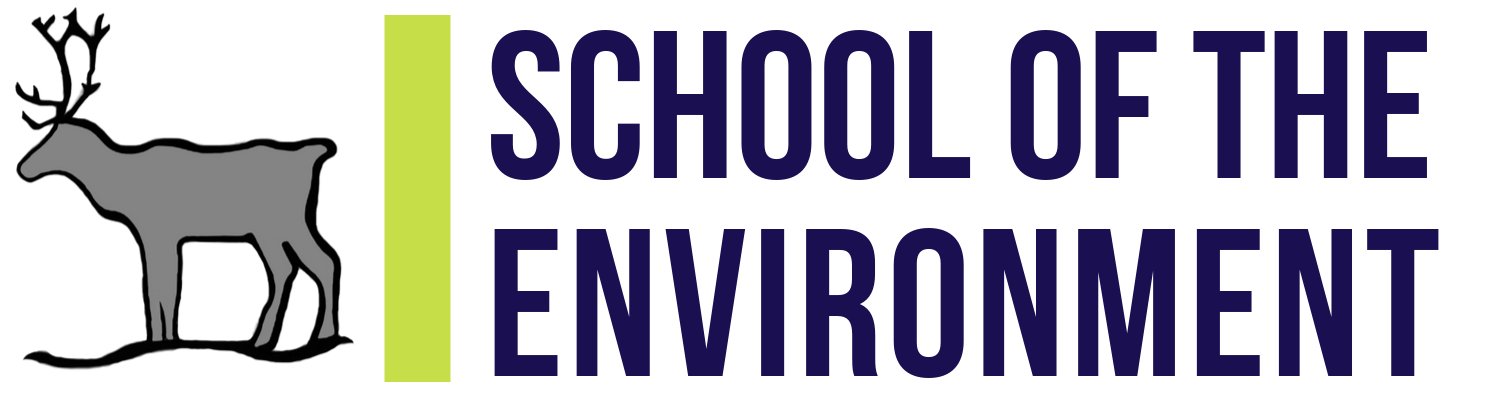 Logo for the University of Toronto School of the Environment
